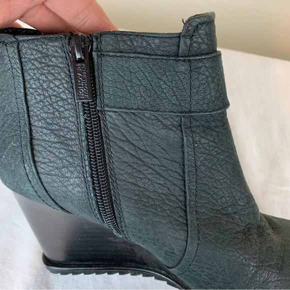 Kenneth Cole Reaction Leather Storm Wedge Ankle Boot- Sz 7 - Picture 11 of 13